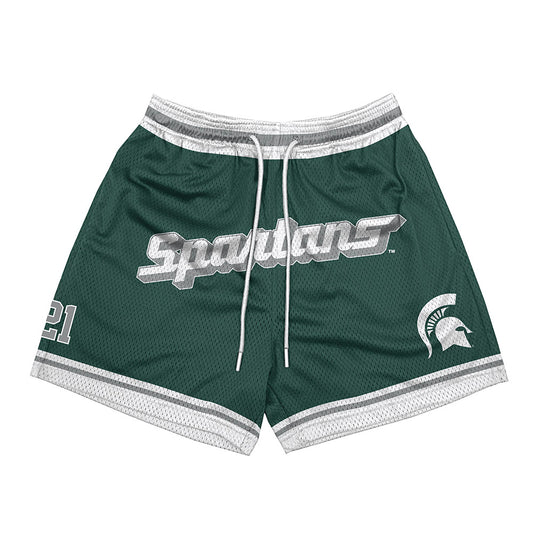 Michigan State - NCAA Women's Soccer : Maleeya Martin - Shorts-0