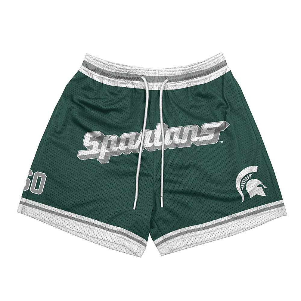 Michigan State - NCAA Football : Luka Vincic - Shorts-0