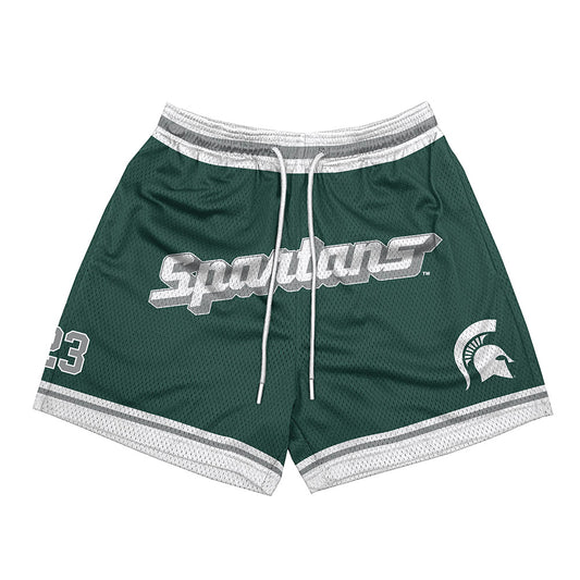 Michigan State - NCAA Men's Ice Hockey : Reed Lebster - Shorts-0