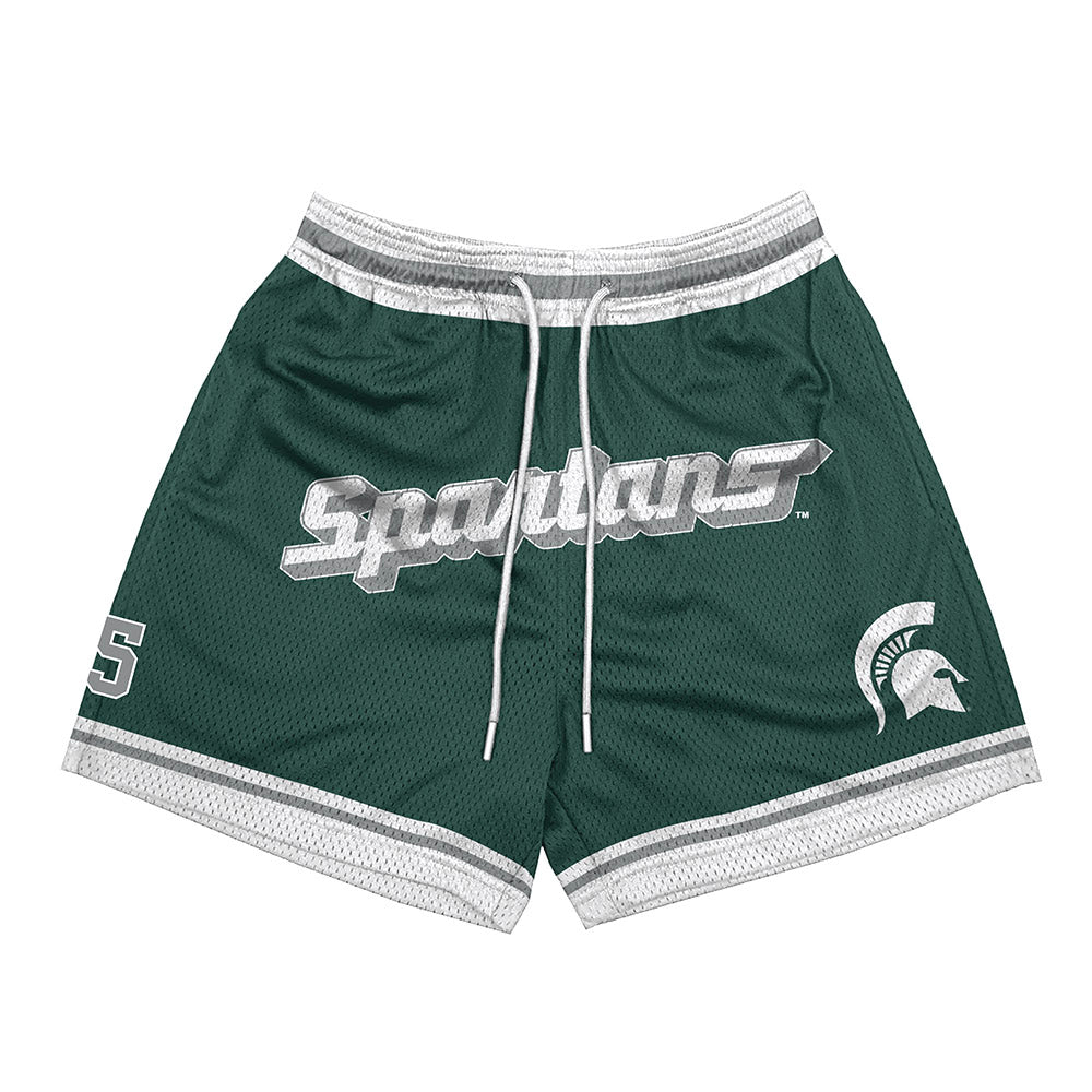 Michigan State - NCAA Men's Ice Hockey : Travis Shoudy - Shorts-0
