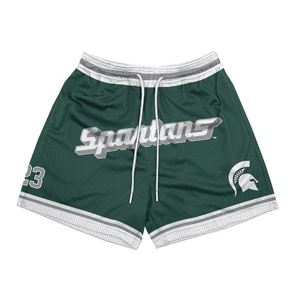 Michigan State - NCAA Women's Basketball : Jalyn Brown - Shorts-0