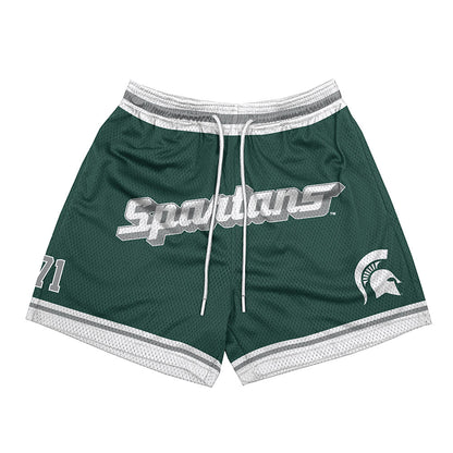 Michigan State - NCAA Football : Robert Wright Jr - Shorts-0