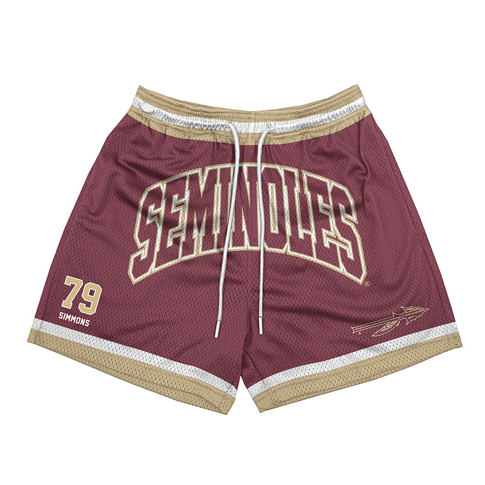 FSU - NCAA Football : Lucas Simmons - Shorts