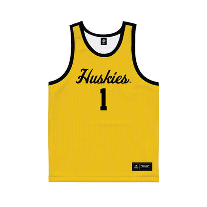 Michigan Tech - NCAA Men's Basketball : Marcus Tomashek - Gold Basketball Jersey