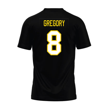 Michigan Tech - NCAA Football : Asher Gregory - Black Premium Football Jersey