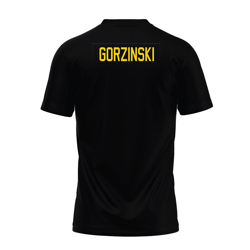 Michigan Tech - NCAA Football : Lane Gorzinski - Black Premium Football Jersey-1