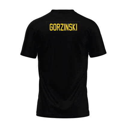Michigan Tech - NCAA Football : Lane Gorzinski - Black Premium Football Jersey-1