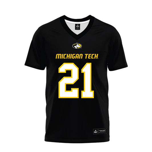 Michigan Tech - NCAA Football : Bryce Pietrantonio - Black Premium Football Jersey