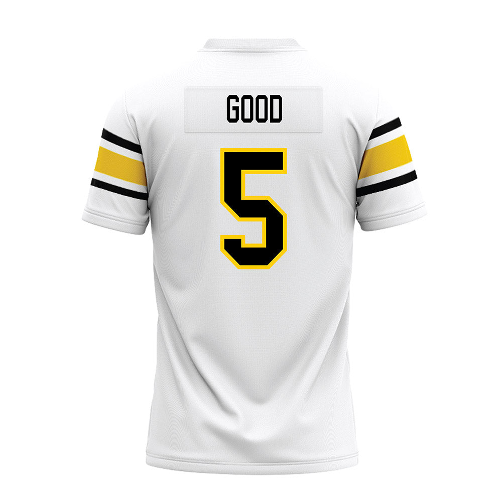 Michigan Tech - NCAA Football : Dionte' Good - White Premium Football Jersey-1