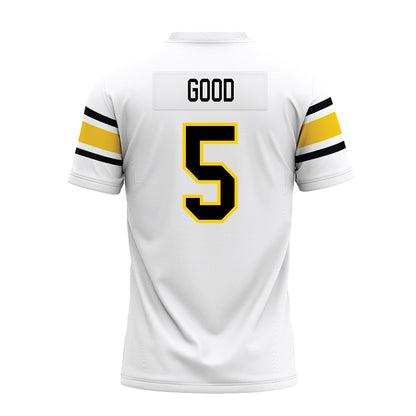 Michigan Tech - NCAA Football : Dionte' Good - White Premium Football Jersey-1