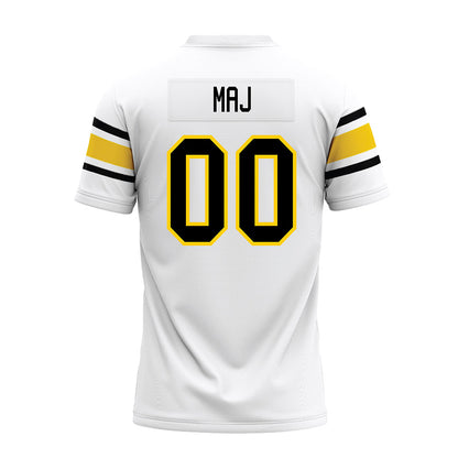 Michigan Tech - NCAA Football : Max Maj - White Premium Football Jersey-1
