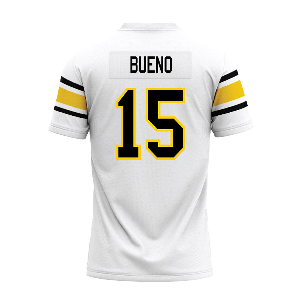 Michigan Tech - NCAA Football : Alex Bueno - White Premium Football Jersey-1