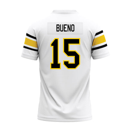 Michigan Tech - NCAA Football : Alex Bueno - White Premium Football Jersey-1
