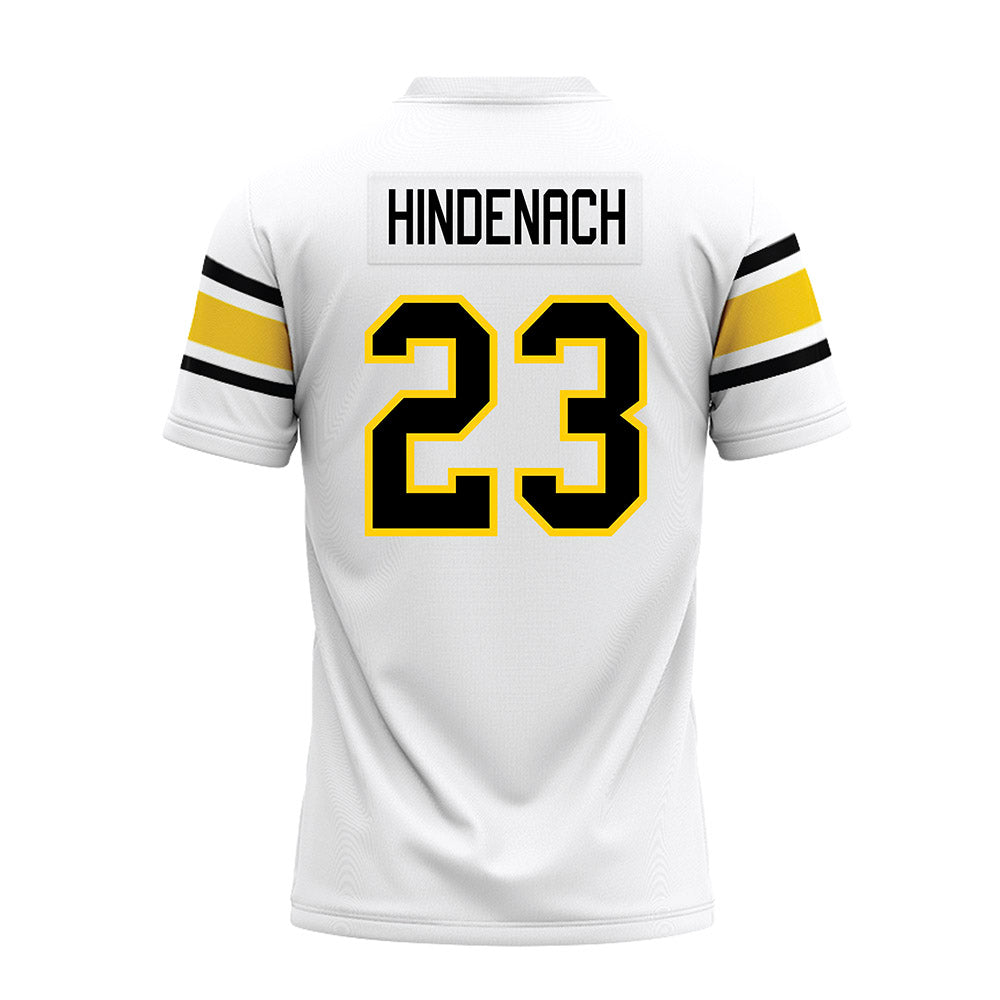 Michigan Tech - NCAA Football : Kolby Hindenach - White Premium Football Jersey