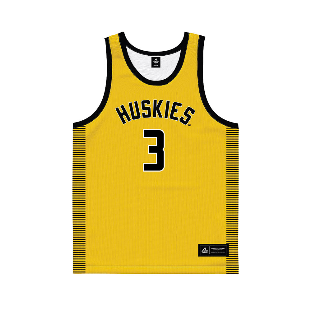 Michigan Tech - NCAA Women's Basketball : Dani Nuest - Gold Basketball Jersey-0