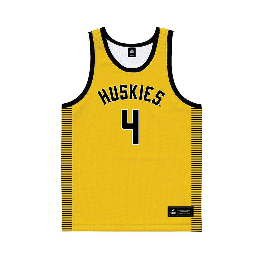 Michigan Tech - NCAA Women's Basketball : Ella Mason - Gold Basketball Jersey