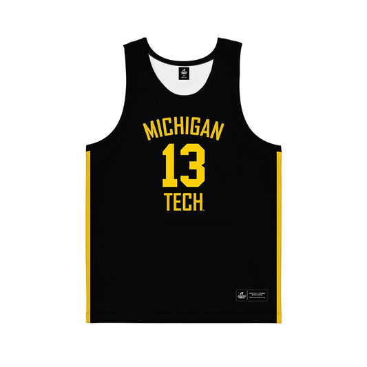 Michigan Tech - NCAA Women's Basketball : Kloe Zentkowski - Black Basketball Jersey-0