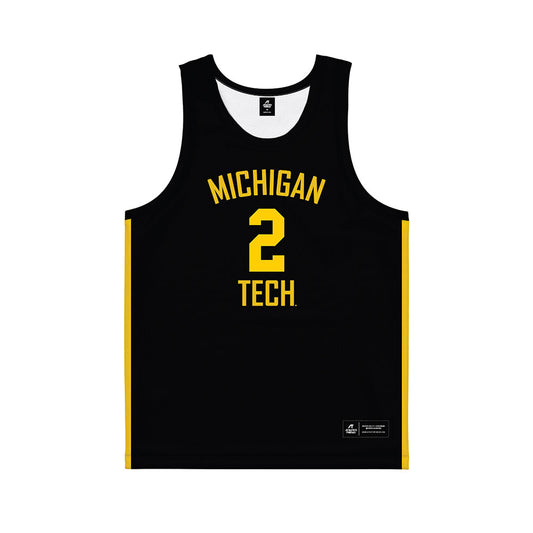 Michigan Tech - NCAA Women's Basketball : Alyssa Wypych - Black Basketball Jersey-0