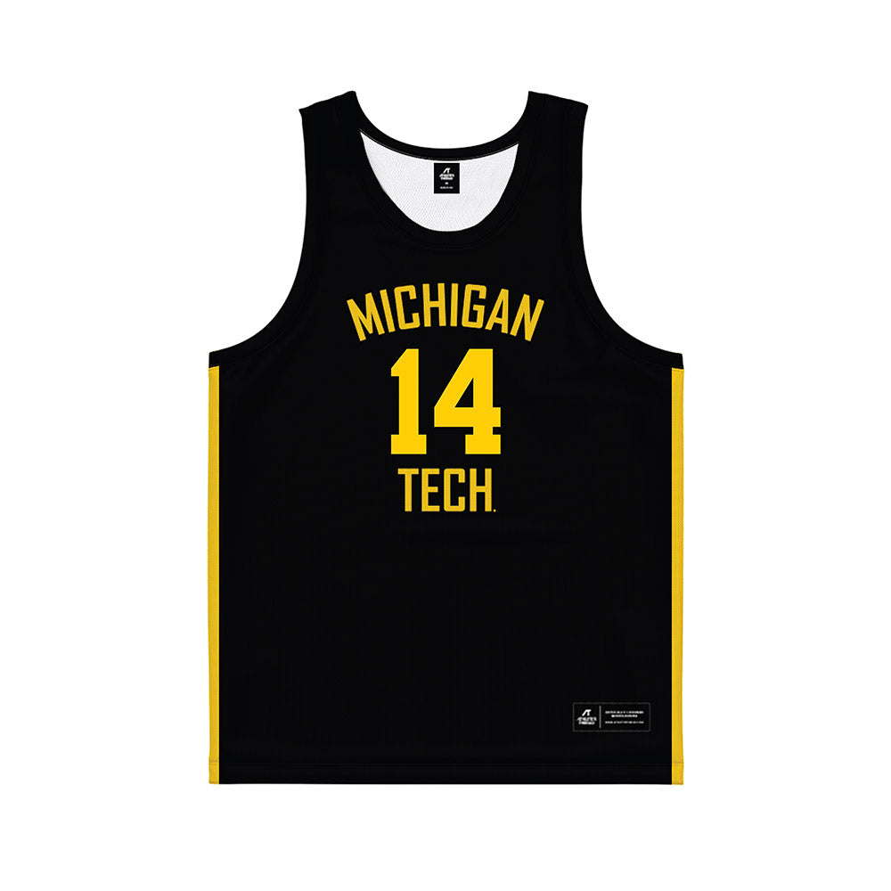 Michigan Tech - NCAA Women's Basketball : Kaitlyn Maxwell - Black Basketball Jersey-0