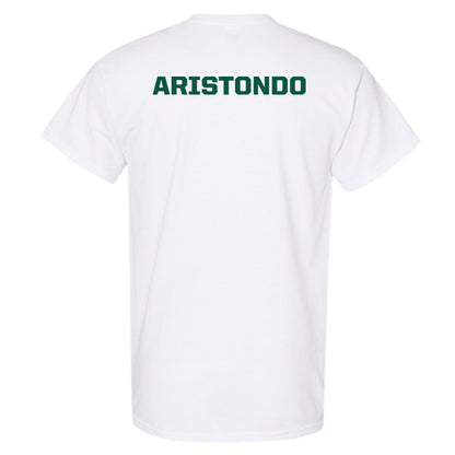 UW Green Bay - NCAA Men's Swimming & Diving : Chris Aristondo - T-Shirt-1