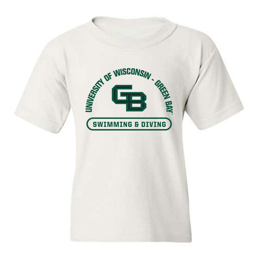 UW Green Bay - NCAA Women's Swimming & Diving : Ella Schultz - Youth T-Shirt-0