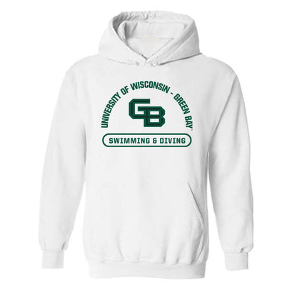 UW Green Bay - NCAA Men's Swimming & Diving : Chris Aristondo - Hooded Sweatshirt-0