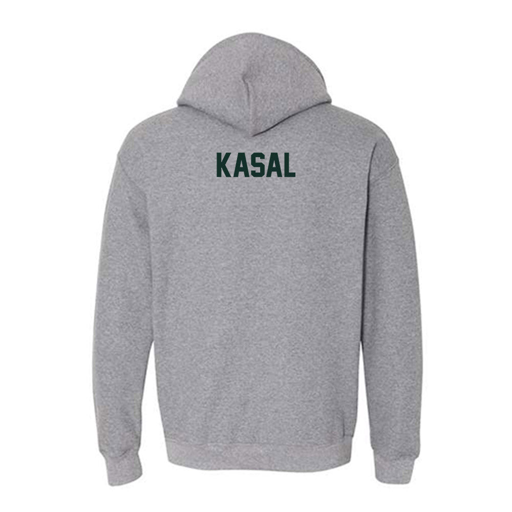  - NCAA Men's Swimming & Diving : Max Kasal - Classic Shersey Hooded Sweatshirt-1
