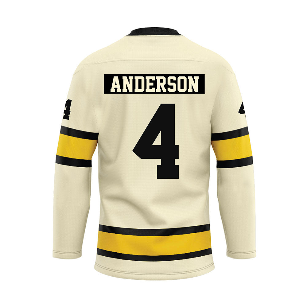 Michigan Tech - NCAA Men's Ice Hockey : Jack Anderson - Hockey Jersey-1