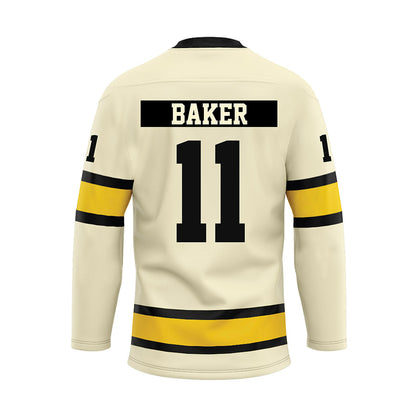 Michigan Tech - NCAA Men's Ice Hockey : Owen Baker - Hockey Jersey