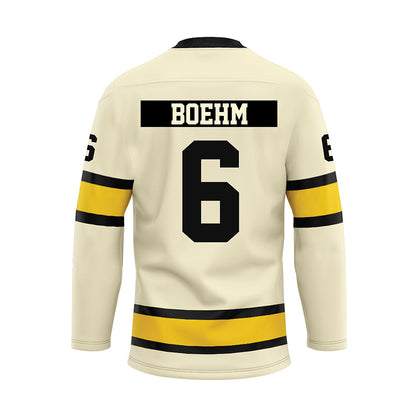 Michigan Tech - NCAA Men's Ice Hockey : Brayden Boehm - Hockey Jersey-1