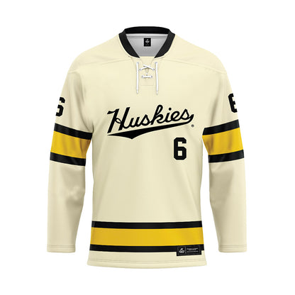 Michigan Tech - NCAA Men's Ice Hockey : Brayden Boehm - Hockey Jersey-0