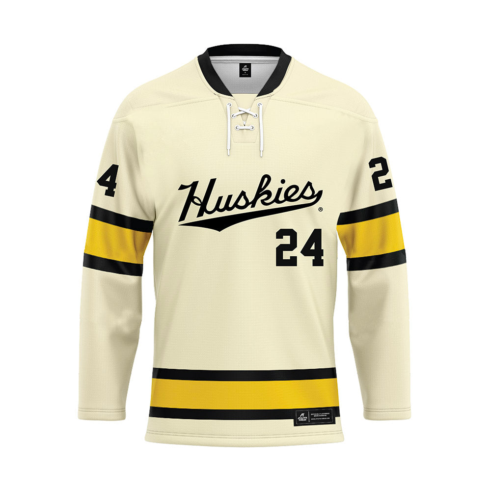 Michigan Tech - NCAA Men's Ice Hockey : Rylan Gould - Hockey Jersey-0
