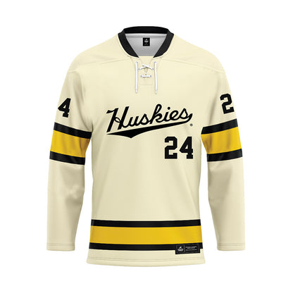 Michigan Tech - NCAA Men's Ice Hockey : Rylan Gould - Hockey Jersey-0