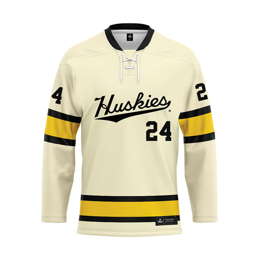 Michigan Tech - NCAA Men's Ice Hockey : Rylan Gould - Hockey Jersey-0
