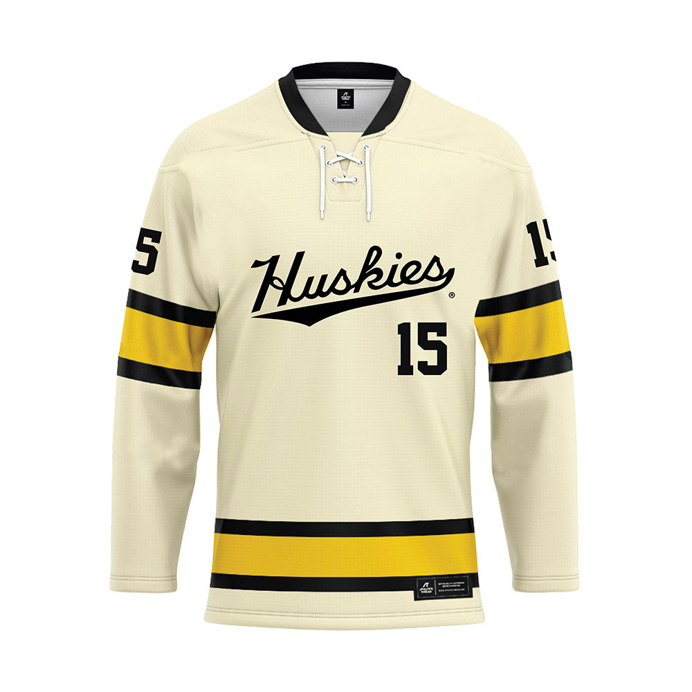 Michigan Tech - NCAA Men's Ice Hockey : Matthew Campbell - Hockey Jersey