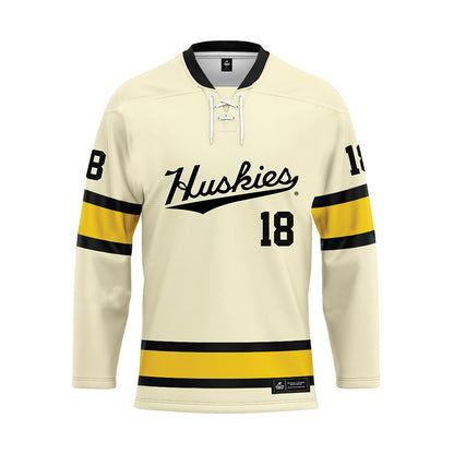 Michigan Tech - NCAA Men's Ice Hockey : Noah Reinhart - Hockey Jersey-0