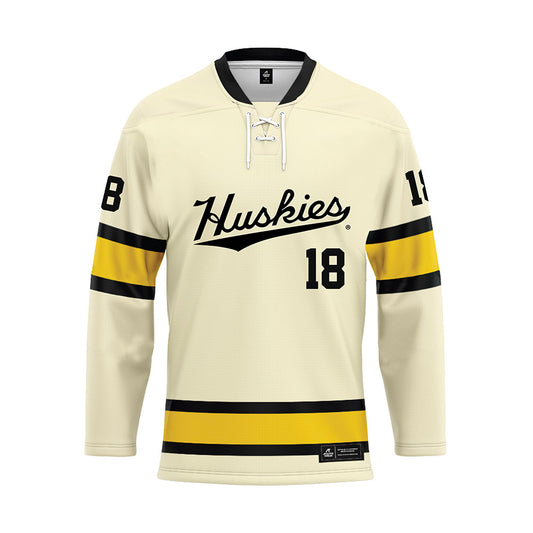 Michigan Tech - NCAA Men's Ice Hockey : Noah Reinhart - Hockey Jersey-0