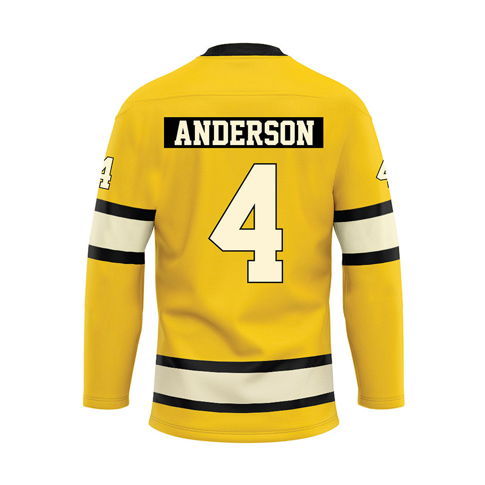 Michigan Tech - NCAA Men's Ice Hockey : Jack Anderson - Hockey Jersey-1
