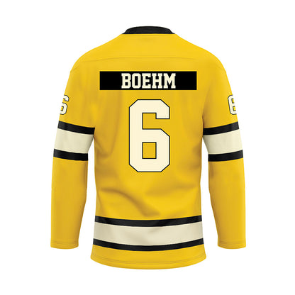 Michigan Tech - NCAA Men's Ice Hockey : Brayden Boehm - Hockey Jersey-1