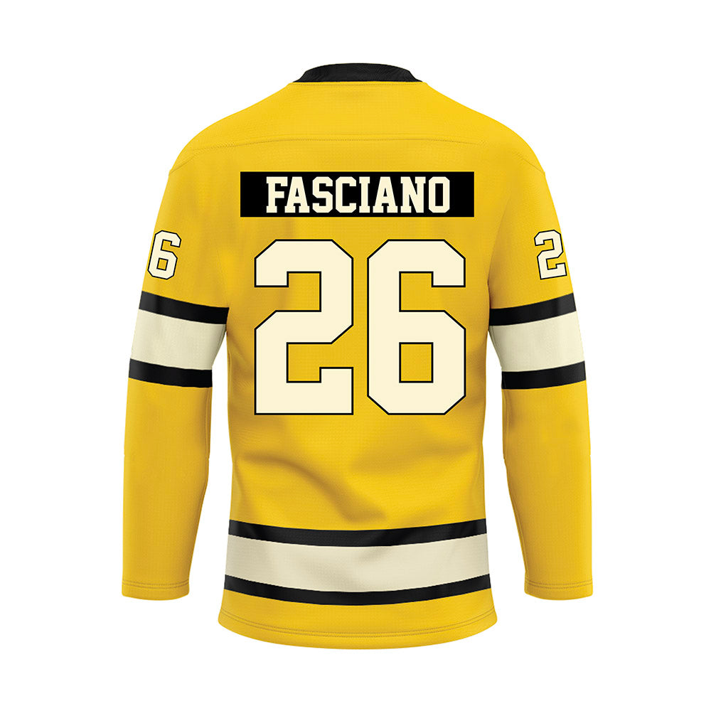 Michigan Tech - NCAA Men's Ice Hockey : Luca Fasciano - Hockey Jersey-1