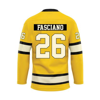 Michigan Tech - NCAA Men's Ice Hockey : Luca Fasciano - Hockey Jersey-1