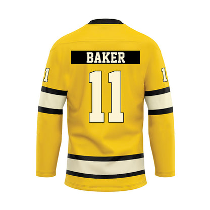 Michigan Tech - NCAA Men's Ice Hockey : Owen Baker - Hockey Jersey