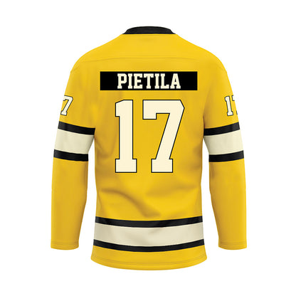 Michigan Tech - NCAA Men's Ice Hockey : Chase Pietila - Hockey Jersey