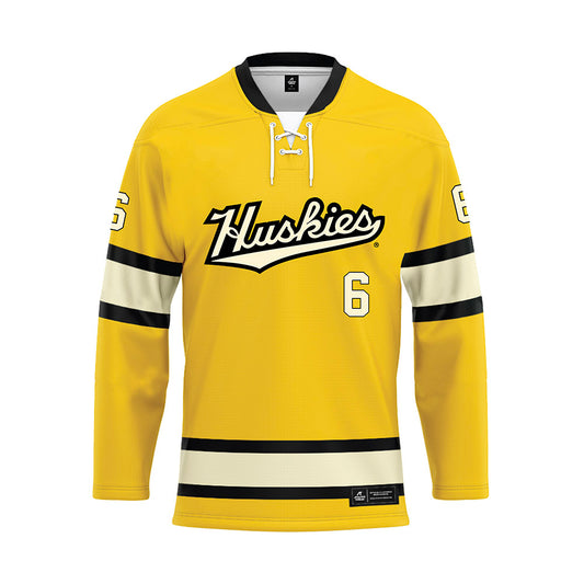 Michigan Tech - NCAA Men's Ice Hockey : Brayden Boehm - Hockey Jersey-0