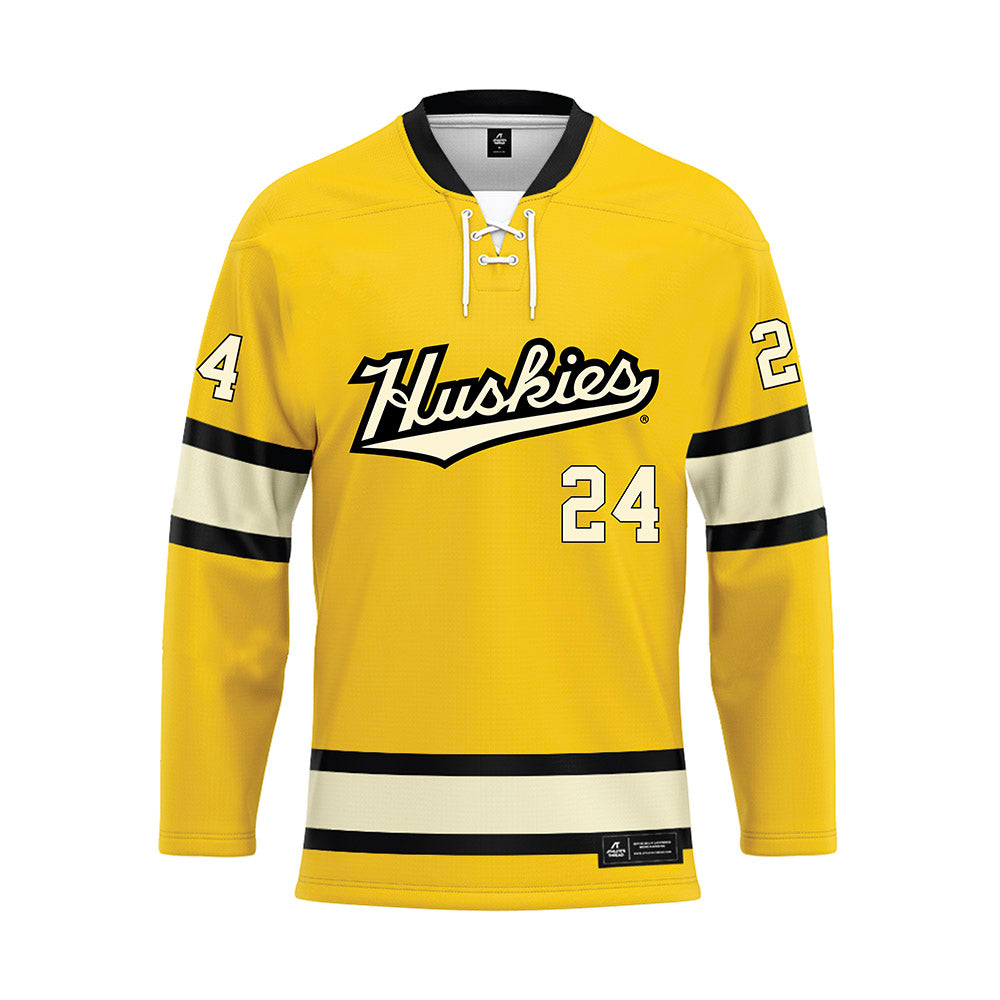 Michigan Tech - NCAA Men's Ice Hockey : Rylan Gould - Hockey Jersey-0