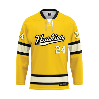Michigan Tech - NCAA Men's Ice Hockey : Rylan Gould - Hockey Jersey-0