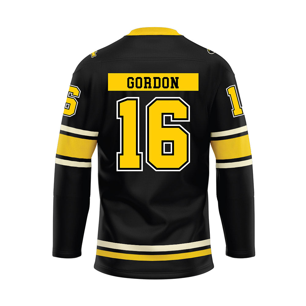 Michigan Tech - NCAA Men's Ice Hockey : Isaac Gordon - Hockey Jersey