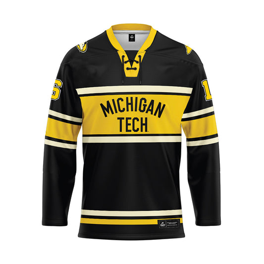 Michigan Tech - NCAA Men's Ice Hockey : Isaac Gordon - Hockey Jersey