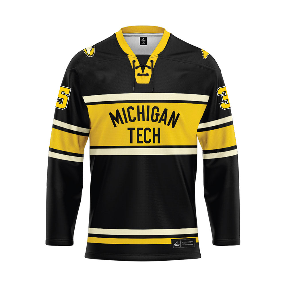 Michigan Tech - NCAA Men's Ice Hockey : Owen Bartoszkiewicz - Hockey Jersey-0