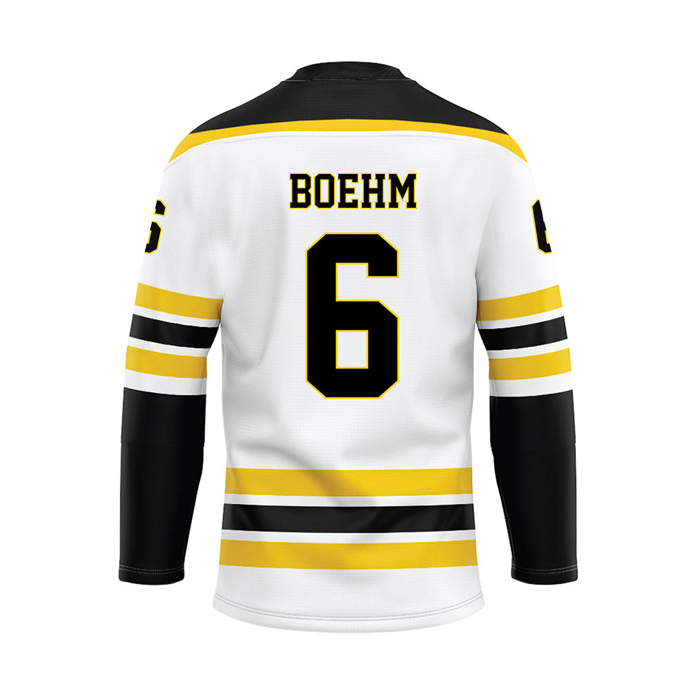 Michigan Tech - NCAA Men's Ice Hockey : Brayden Boehm - Hockey Jersey-1